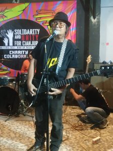Bongky Marcel Hibur Solidarity and Unity For Cianjur di Pasar Gembrong Jakarta