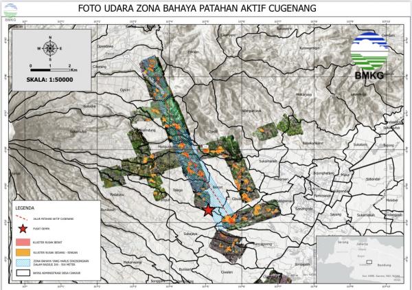 Pasca Gempa Cianjur, BMKG Dorong Pemkab Cianjur Relokasi 9 Desa dari Zona Berbahaya