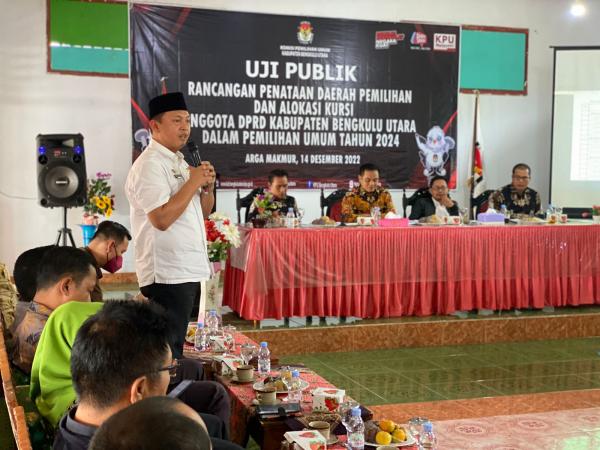 KPU Tegaskan Tidak Ada Kecamatan Padang Bano di Bengkulu Utara