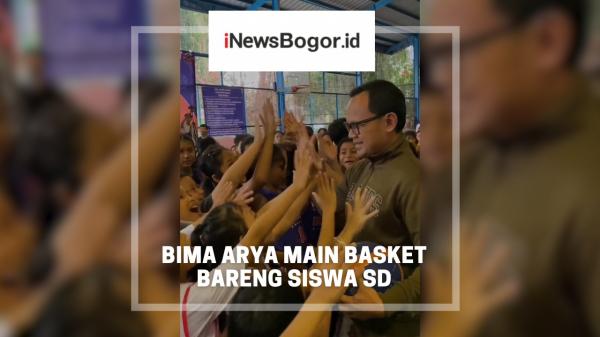 Video: Bima Arya Main Basket Bareng Siswa SD