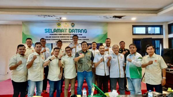 Studi Referensi Olahraga Prestasi, KONI Muara Enim Kunker ke KONI Kabupaten  Bogor