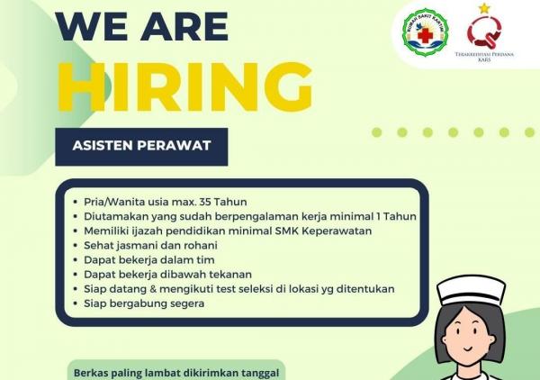 Info Lowongan Kerja di RS Kartini Rangkasbitung untuk Lulusan SMK dan D3