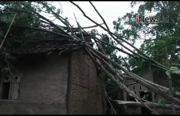 Video Rumah Terkena Angin Puting Beliung di Pekon Kresnomulyo