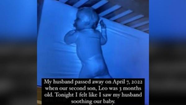 Viral, Wanita Mengaku Melihat Arwah Suami Tidurkan Bayinya di CCTV