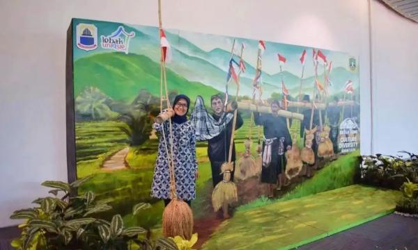 Gaet Turis Mancanegara, Photobooth Destinasi Wisata Lebak Hadir di Bandara Soekarno-Hatta