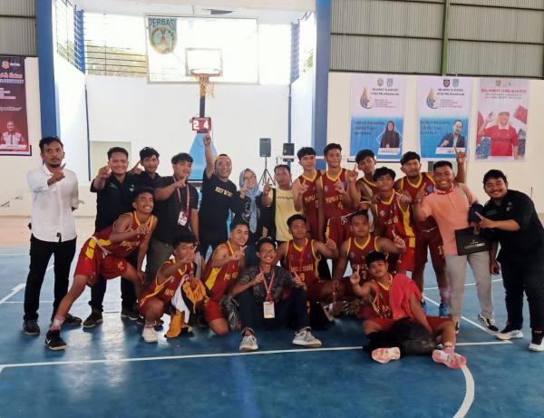 Kumpulkan 68 Poin, Cabor Basket Mateng Kalahkan Tuan Rumah Mamuju