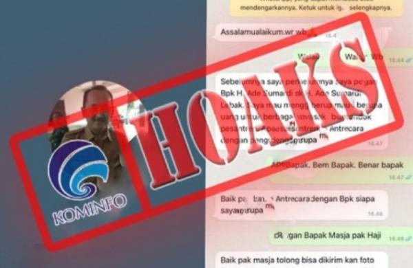 Waspada Penipuan! Nama Wakil Bupati Lebak Dicatut, Galang Dana untuk Ponpes dan Yayasan Lewat WA