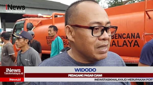 VIDEO: Kebakaran Pasar Ciawi Tasikmalaya, Para Pedagang Selamatkan Barang Dagangan Takut Merembet