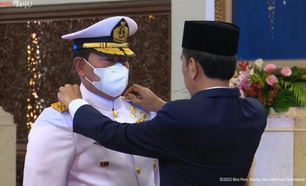 Lantik Panglima TNI Yudo Margono, Presiden Jokowi: Humanis itu Baik, tapi TNI Harus Tegas di Papua