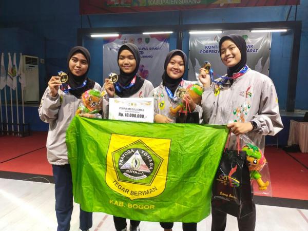 Talenta Olahraga SMANTIC Sumbang Banyak Prestasi Emas bagi Kabupaten Bogor di Porprov Jabar 2022