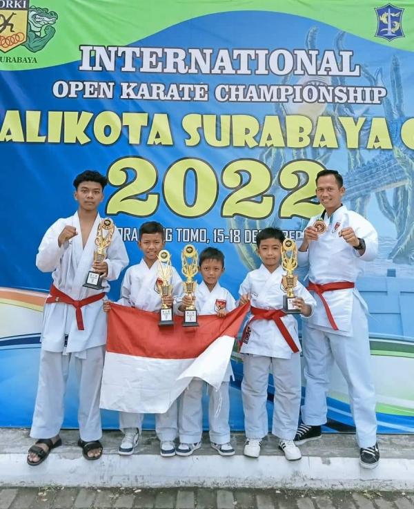 Ikuti Kejuaraan Karate Internasional di Surabaya, Inkado Way Kanan Raih Juara 3