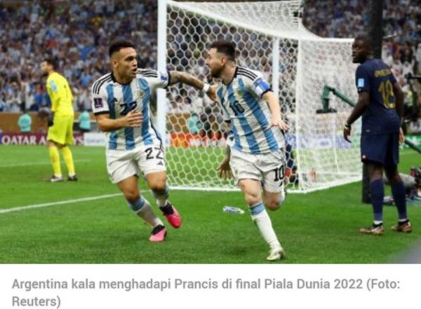 Prancis Kalah dari Argentina di Final Piala Dunia 2022, Ini Penyebabnya