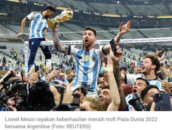 Sepanjang Karier Sepakbolanya, Ini Sederetan Trofi yang Diraih Lionel Messi