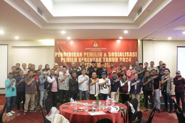 Jelang Pemilu 2024, KPU Kota Bogor Gelar Pendidikan dan Sosialisasi Pemilu Bersama Insan Pers