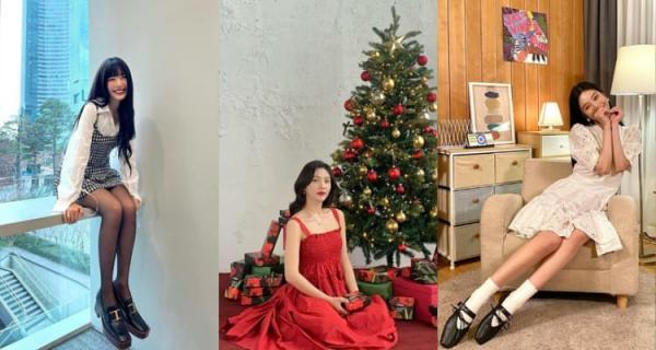 Outfit Istimewa di Hari Natal, Ini Inspirasi Gaun ala Joy Red Velvet