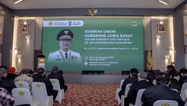 Ridwan Kamil Minta Unpas Respons Tiga Disrupsi dan Membersamai Kemajuan Jawa Barat