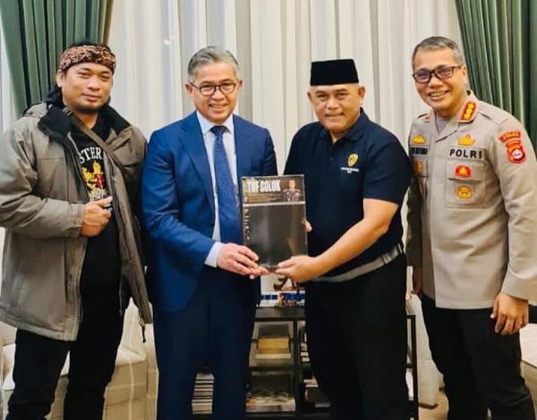 Akhiri Misi Golok Banten, Tim Polda Banten Diskusi Bersama Dubes Indonesia di Belanda