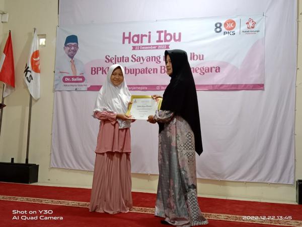 Ada Lomba Menulis Surat Sejuta Sayang untuk Ibu di Banjarnegara