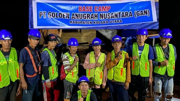 Pantau Aktivitas PT CSM, Karyawan PT GAN Dirikan Base Camp di Wilayah IUP