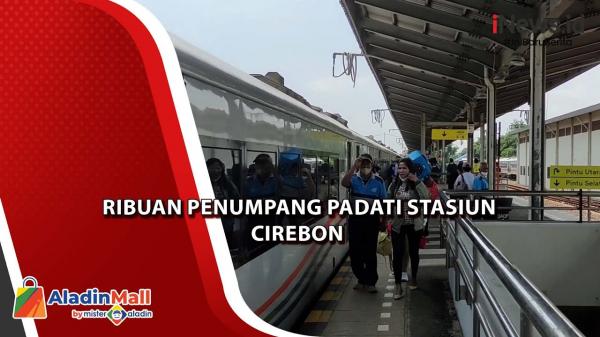 Jelang Libur Nataru, Ribuan Penumpang Padati Stasiun Cirebon