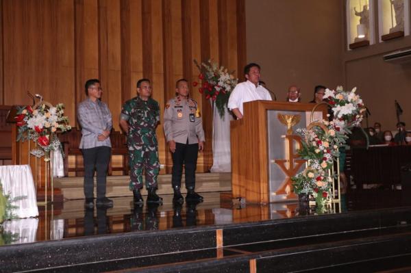 Malam Natal, Gubernur - Kapolda Sumsel Monitor Aktivitas Ibadah dan Gereja