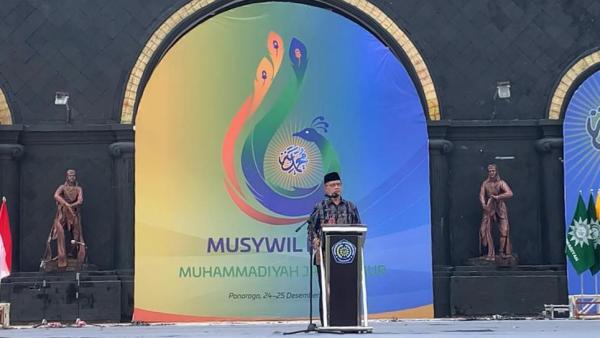 Buka Muswil ke-16 Muhammadiyah Jatim, Begini Pesan Ketum PP Haedar Nashir