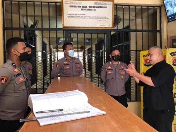 Pastikan Rumah Tahanan Aman Jelang Nataru, Dirtahti Polda Banten Sidak Ruang Tahanan
