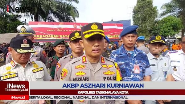 VIDEO: Operasi Lilin 2022, Polres Tasikmalaya Kota Siapkan 995 Personel Amankan Nataru 2023