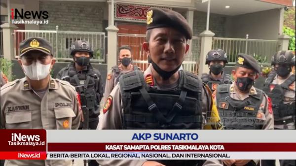 VIDEO: Polres Tasikmalaya Kota Sterilisasi Gereja-Gereja Jelang Misa Natal