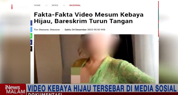 Bareskrim Turun Tangan Usut Video Viral Wanita Kebaya Hijau