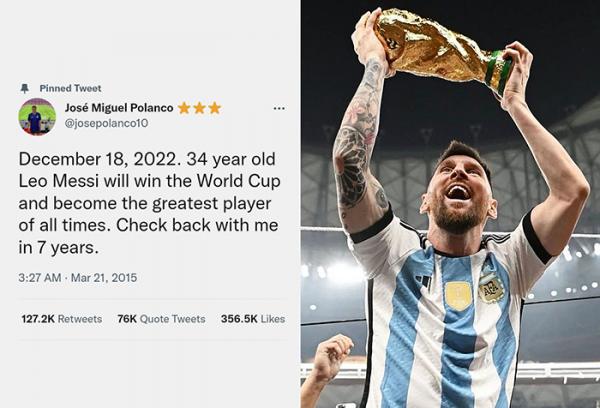 Heboh! Ternyata Kemenangan Lionel Messi di Piala Dunia 2022 sudah Diramalkan