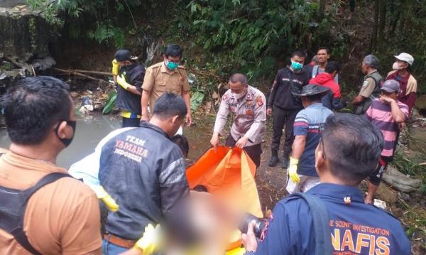 Bikin Geger, Sesosok Mayat Laki-laki Ditemukan di Sungai Cikokok Bayongbong Garut