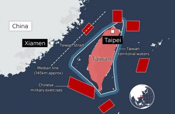 China Siap Perang, Gelar Latihan Maritim Besar-Besaran di Selat Taiwan