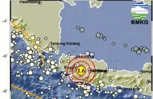 Gempa Terkini Magnitudo 1,6 Guncang Cianjur Jawa Barat
