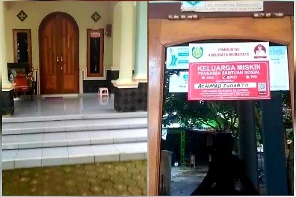 Viral Rumah Mewah di Indramayu Ditempel Stiker Keluarga Miskin Penerima Bansos, Ini Kata Kadinsos