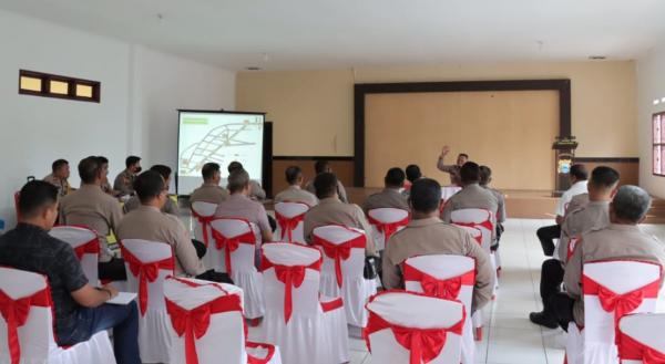 Jelang Pengamanan Perayaan Tahun Baru 2023, Kapolres Toraja Utara Pimpin Rapat Internal