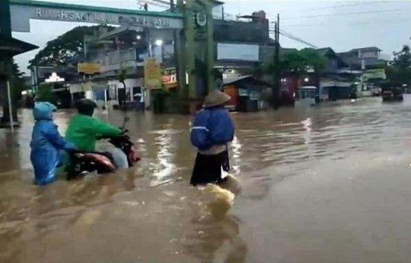 6 Kecamatan di Pati Terendam Banjir akibat Sungai Silugonggo Juwana Meluap