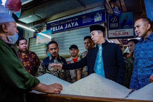Jelang Akhir Tahun, Wakil Walikota Bogor Pantau Harga Bahan Pokok di Pasar