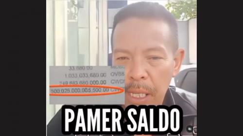 Wow Pria Kalimantan Pamer Saldo ATM Rp500 Triliun, Netizen: Halo Dirjen Pajak!