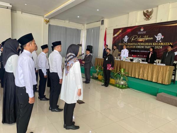 15 PPK Kota Blitar Dilantik, Ini Dua Tugasnya dalam Waktu Dekat