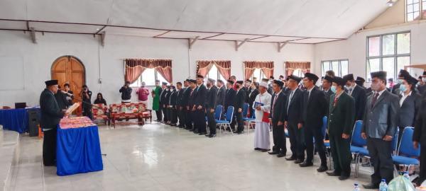 85 PPK Kabupaten Mamasa Dilantik, KPU Tekankan Penyelenggaran Pemilu 2024 Harus Netral