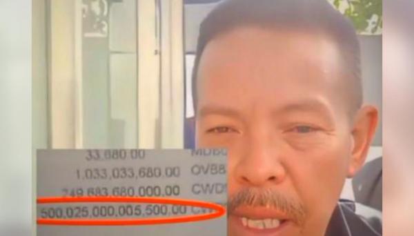Pria Pamer Saldo Rekening Rp500 Triliun Bikin Heboh Netizen