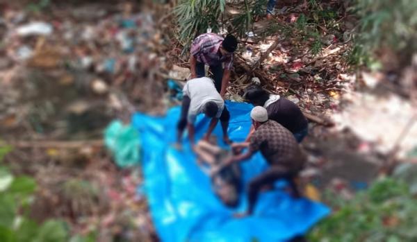 Cari Barang Bekas Pemulung di Simalungun Temukan Mayat di Aliran Parit