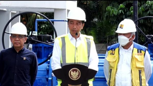 Presiden Jokowi Resmikan SPAM DUROLIS di Rokan Hilir Riau