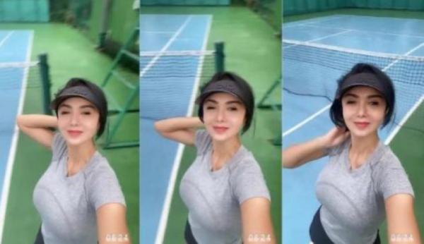 Potret Yuni Shara Olahraga Tenis Bikin Netizen Gagal Fokus