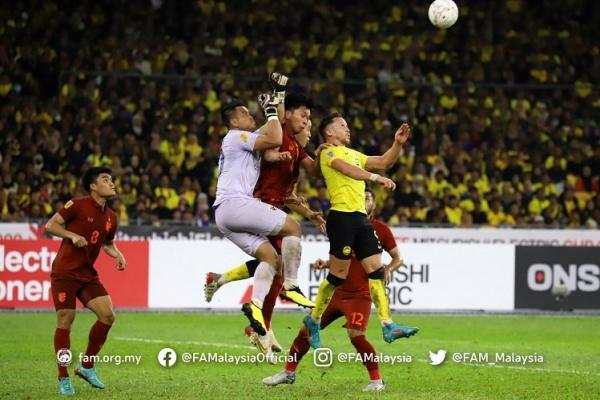 Gol Kedua Malaysia Dianulir, Harimau Malaya Tundukkan Thailand 1-0
