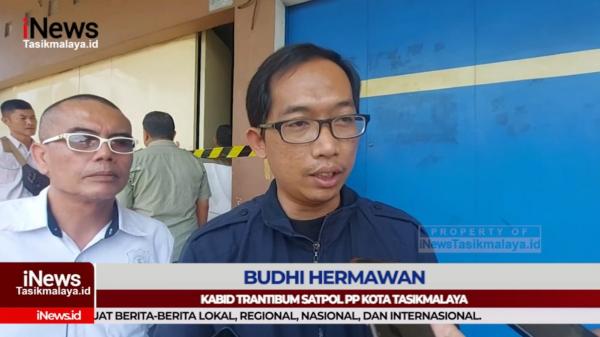 VIDEO: Satpol PP Kota Tasikmalaya Segel 3 Ruko yang Diduga Jadi Gudang Miras di Belakang Terminal
