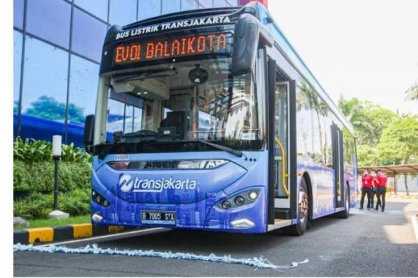 Tahun 2023, Transjakarta Total Operasikan 220 Unit Bus Listrik
