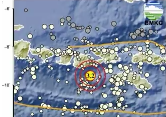 Gempa Magnitudo 3,2 Guncang Sumbawa NTB