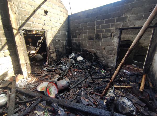 Lupa Mematikan Api Saat Memasak, Dapur Milik Nurohman Hangus Terbakar